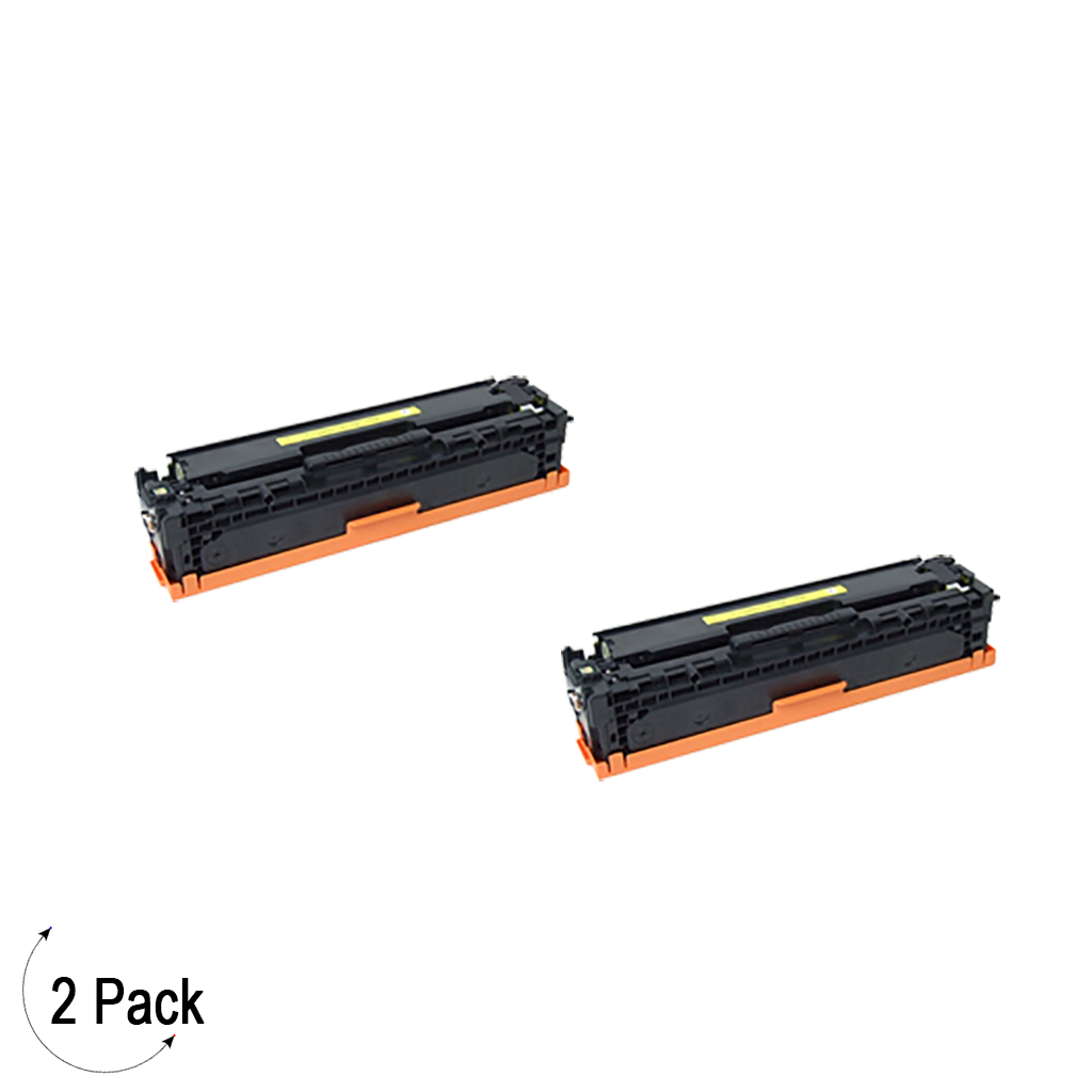 Compatible HP 304A Yellow -Toner 2 Pack (CC532A)