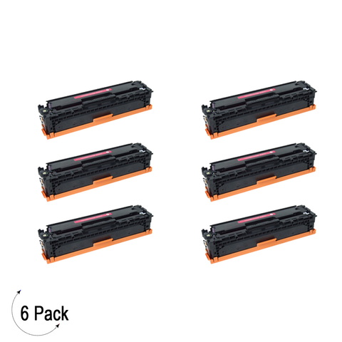 Compatible HP 304A Magenta -Toner 6 Pack (CC533A)