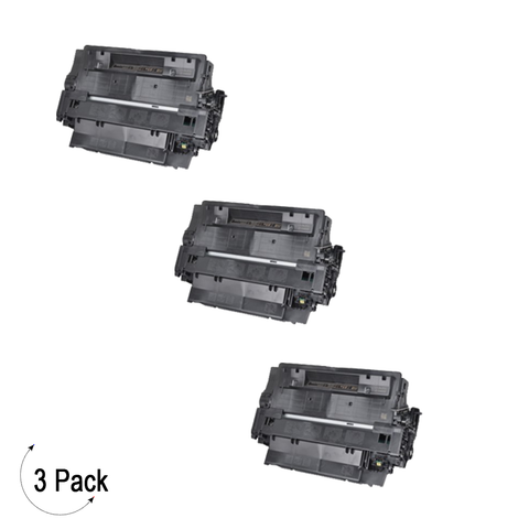 Compatible HP 55A Black -Toner 3 Pack (CE255A)