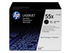 Original OEM HP 55X CE255X Black Dual Pack Toner Cartridge