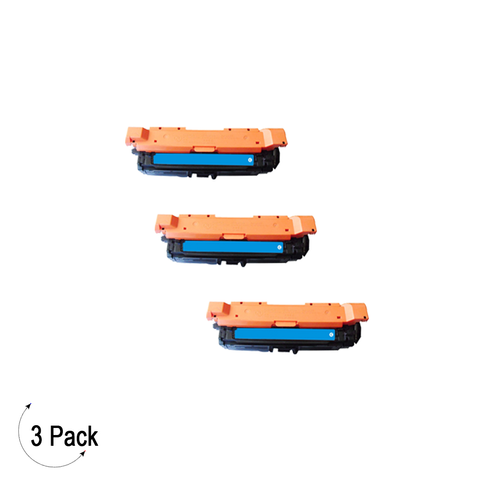 Compatible HP 648A Cyan -Toner 3 Pack (CE261A)