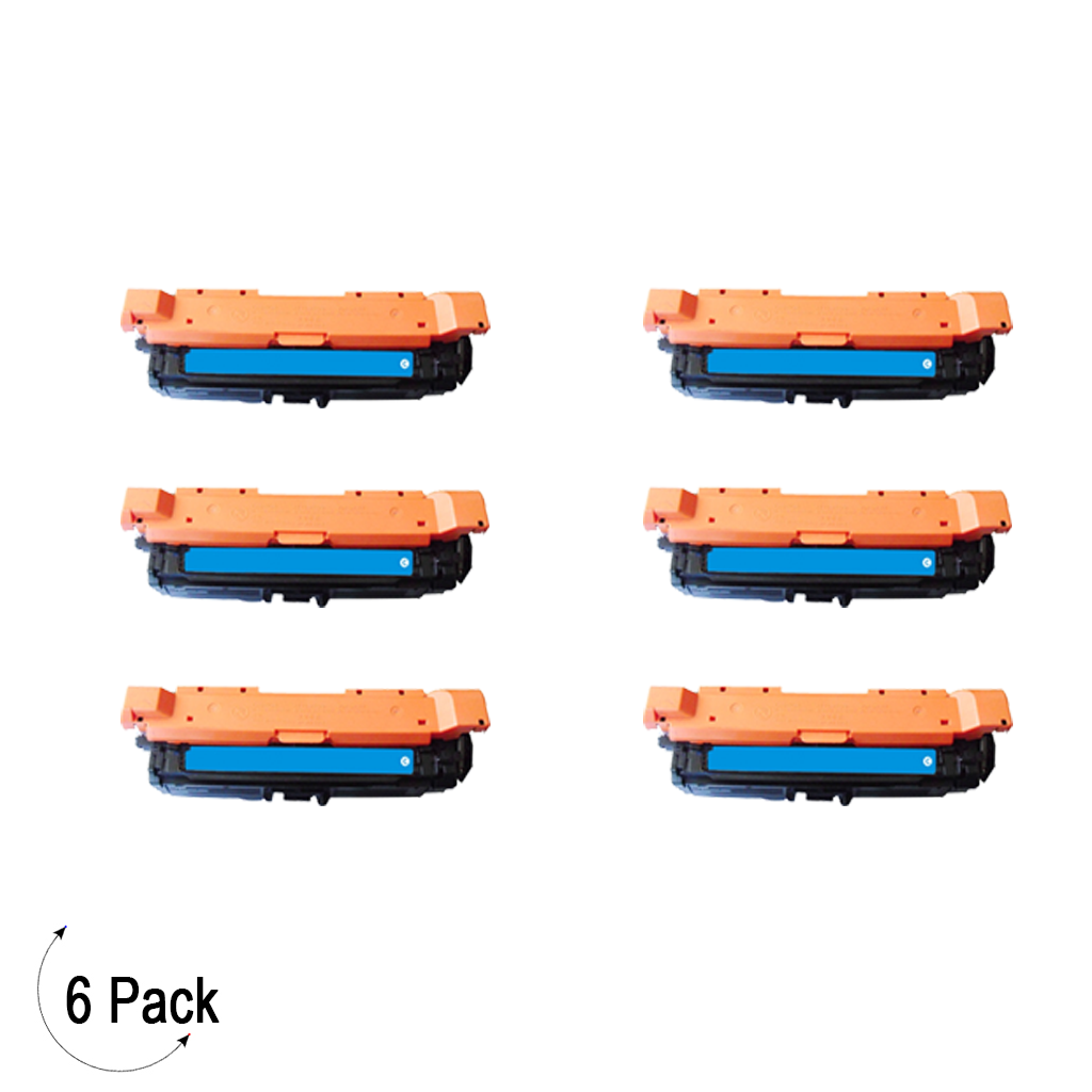 Compatible HP 648A Cyan -Toner 6 Pack (CE261A)