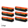 Compatible HP 650A Yellow -Toner 6 Pack (CE272A)