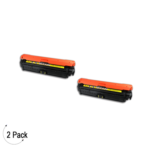 Compatible HP 650A Yellow -Toner 2 Pack (CE272A)