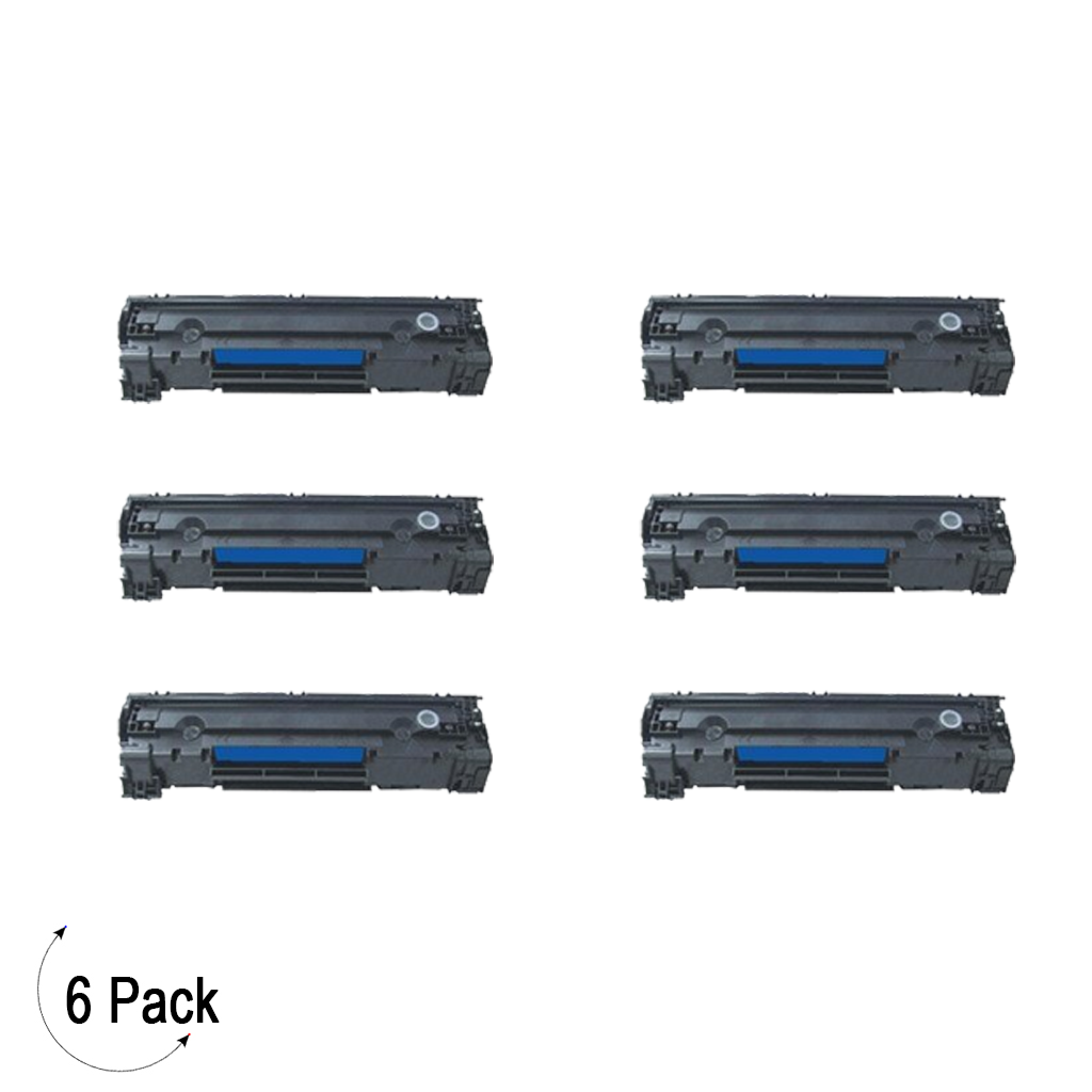 Compatible HP 85A Black -Toner 6 Pack (CE285A)