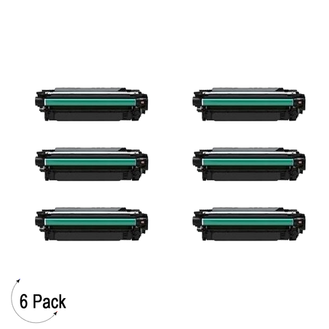 Compatible HP 507X Black -Toner 6 Pack (CE400X)