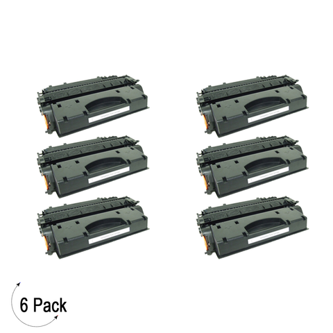 Compatible HP 505X Black -Toner 6 Pack (CE505X)