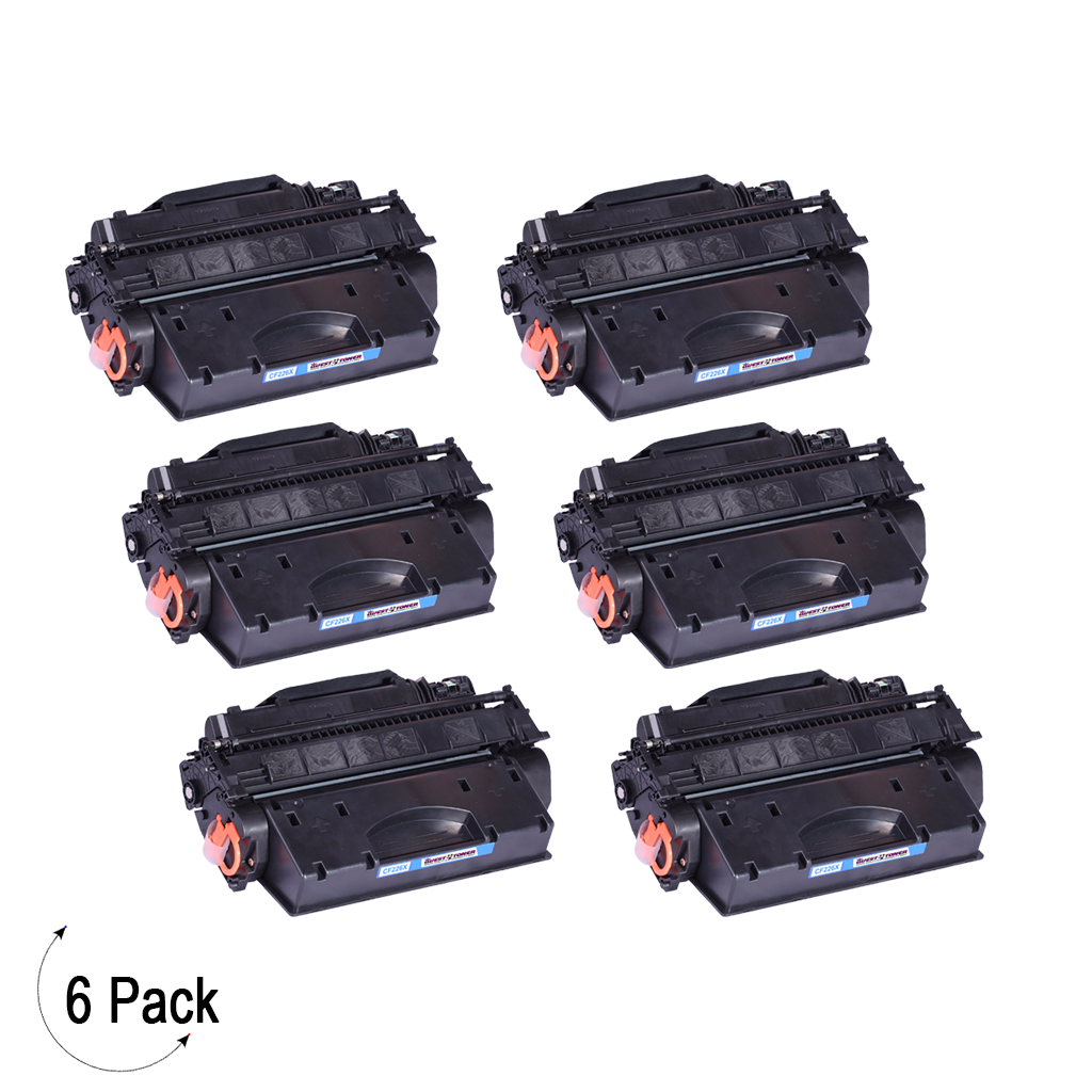 Compatible HP 26X Black -Toner 6 Pack (CF226X)