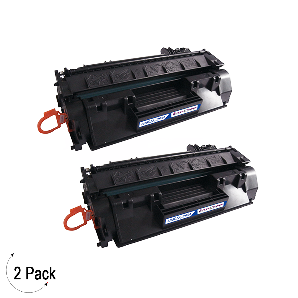 Compatible HP 80A Black -Toner 2 Pack (CF280A)