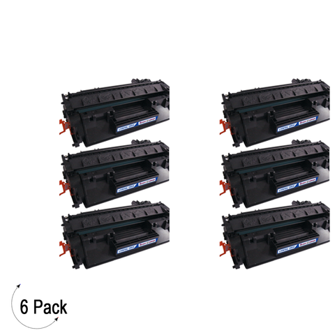 Compatible HP 80A Black -Toner 6 Pack (CF280A)