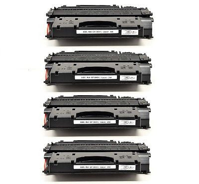 Compatible HP 80X Black -Toner 4 Pack (CF280X)