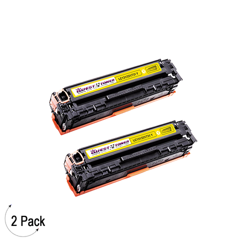 Compatible Canon 131 Yellow Toner 2 Pack