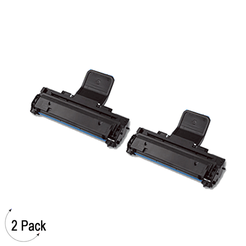 Compatible Samsung MLT D108S Black -Toner 2 Pack (MLT-D108S)