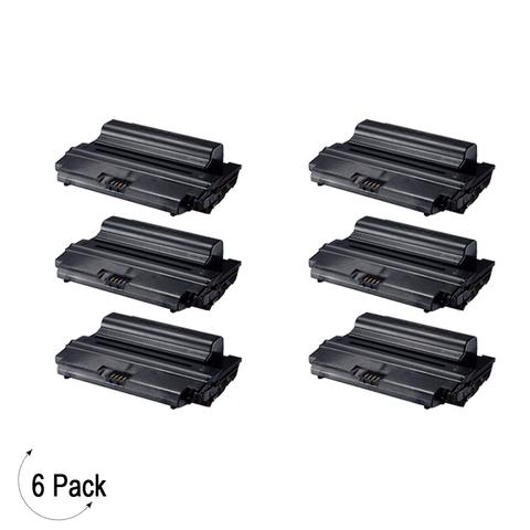 Compatible Samsung ML D3470B Black -Toner 6 Pack  (ML-D3470B)