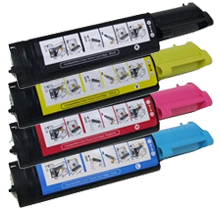 Compatible Dell 3100 Laser Toner Cartridge Set Black Cyan Yellow Magenta