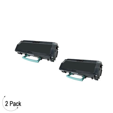 Compatible Lexmark E360 E46X Black -Toner 2 Pack (E360H21A)