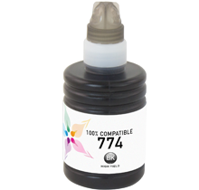 Compatible Epson T774/T664 Inkjet Bottle Set (T774 Black, T664 Cyan Magenta Yellow)