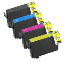 Compatible Epson T822XL High Yield Ink Cartridge Set (Black. Yellow, Magenta, Cyan)