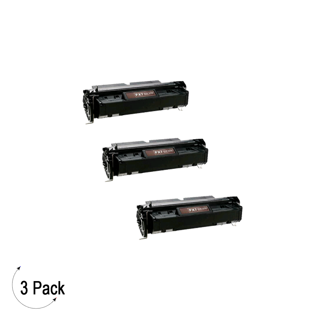 Compatible Canon FX 7 Black Toner 3 Pack