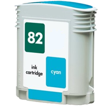 Compatible HP 82 Cyan -Ink  (C4911A)