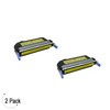 Compatible HP 642A Yellow -Toner 2 Pack (CB402A)