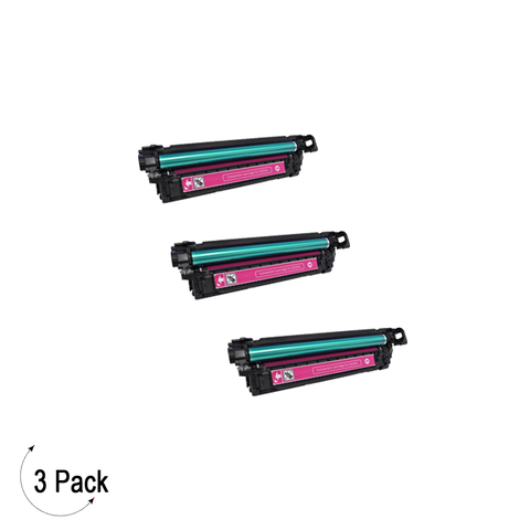 Compatible HP 504A Magenta -Toner 3 Pack (CE253A)