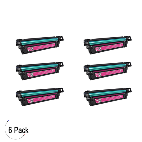 Compatible HP 504A Magenta -Toner 6 Pack (CE253A)