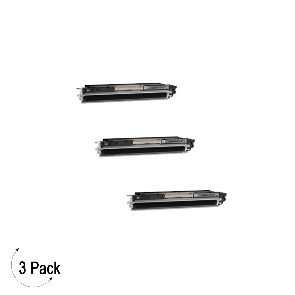 Compatible HP 126A Black -Toner 3 Pack (CE310A)