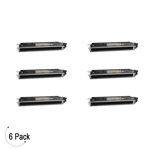 Compatible HP 126A Black -Toner 6 Pack (CE310A)