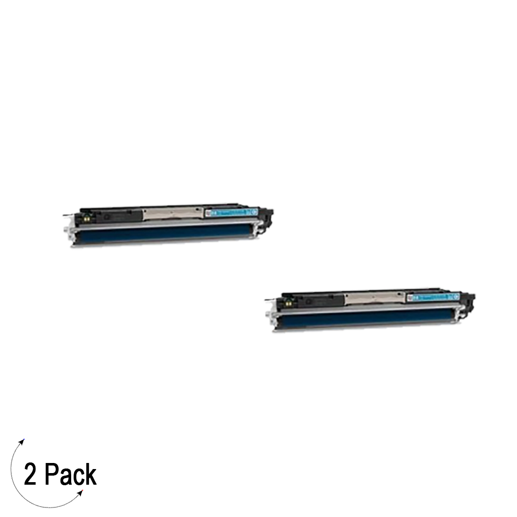 Compatible HP 126A Cyan -Toner 2 Pack (CE311A)