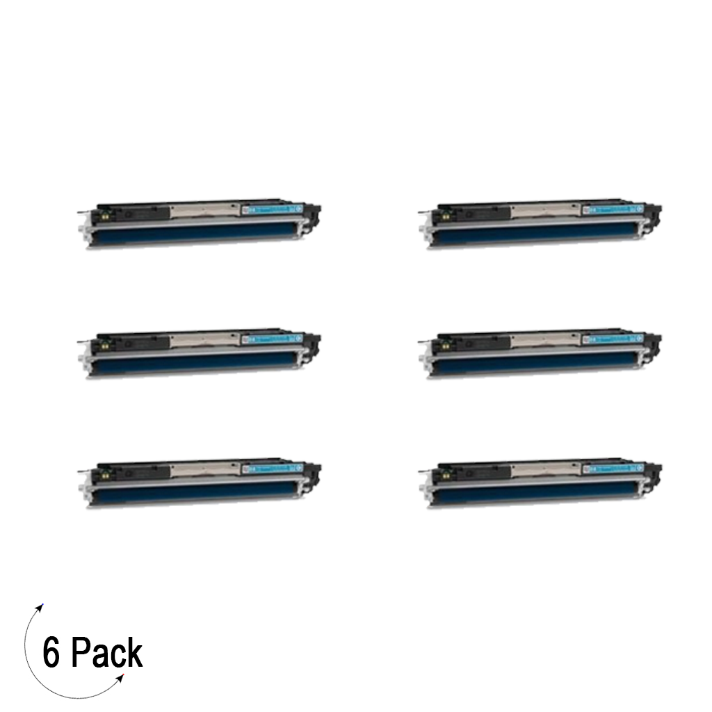 Compatible HP 126A Cyan -Toner 6 Pack (CE311A)