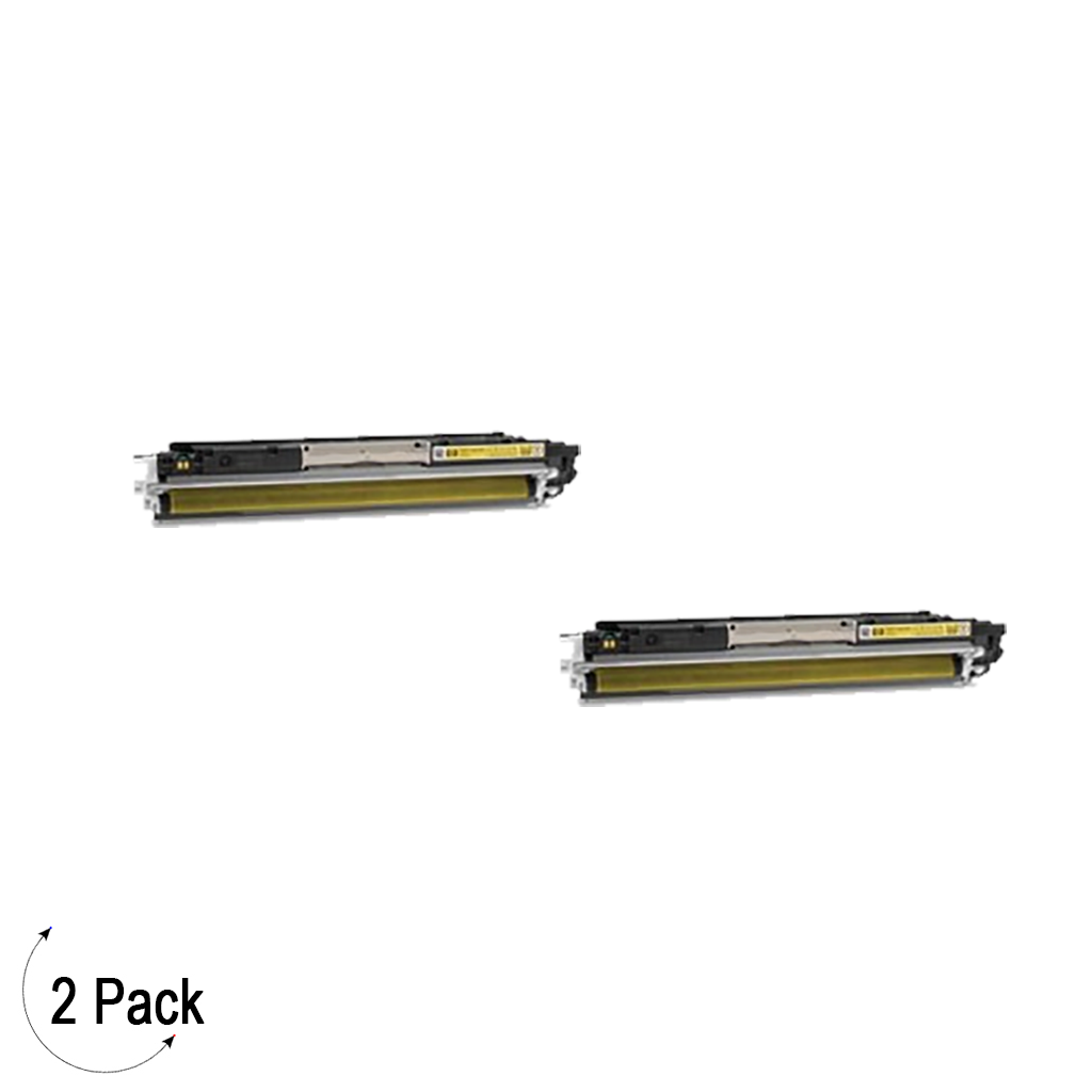 Compatible HP 126A Yellow -Toner 2 Pack (CE312A)
