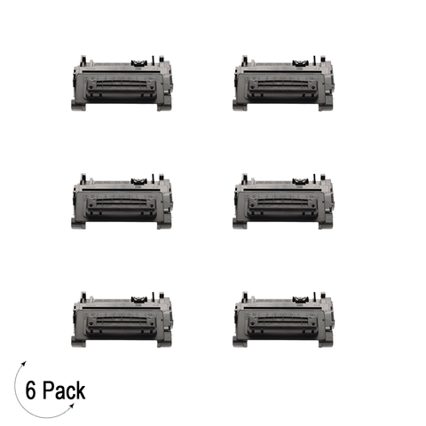 Compatible HP 90A Black -Toner 6 Pack (CE390A)