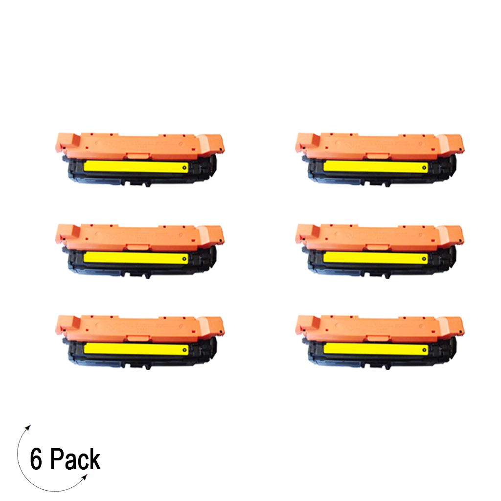 Compatible HP 307A Yellow -Toner 6 Pack (CE742A)