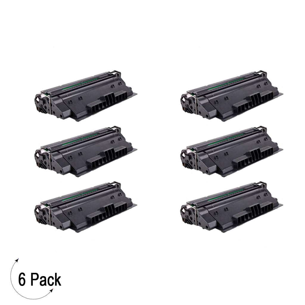 Compatible HP 14X Black -Toner 6 Pack (CF214X)