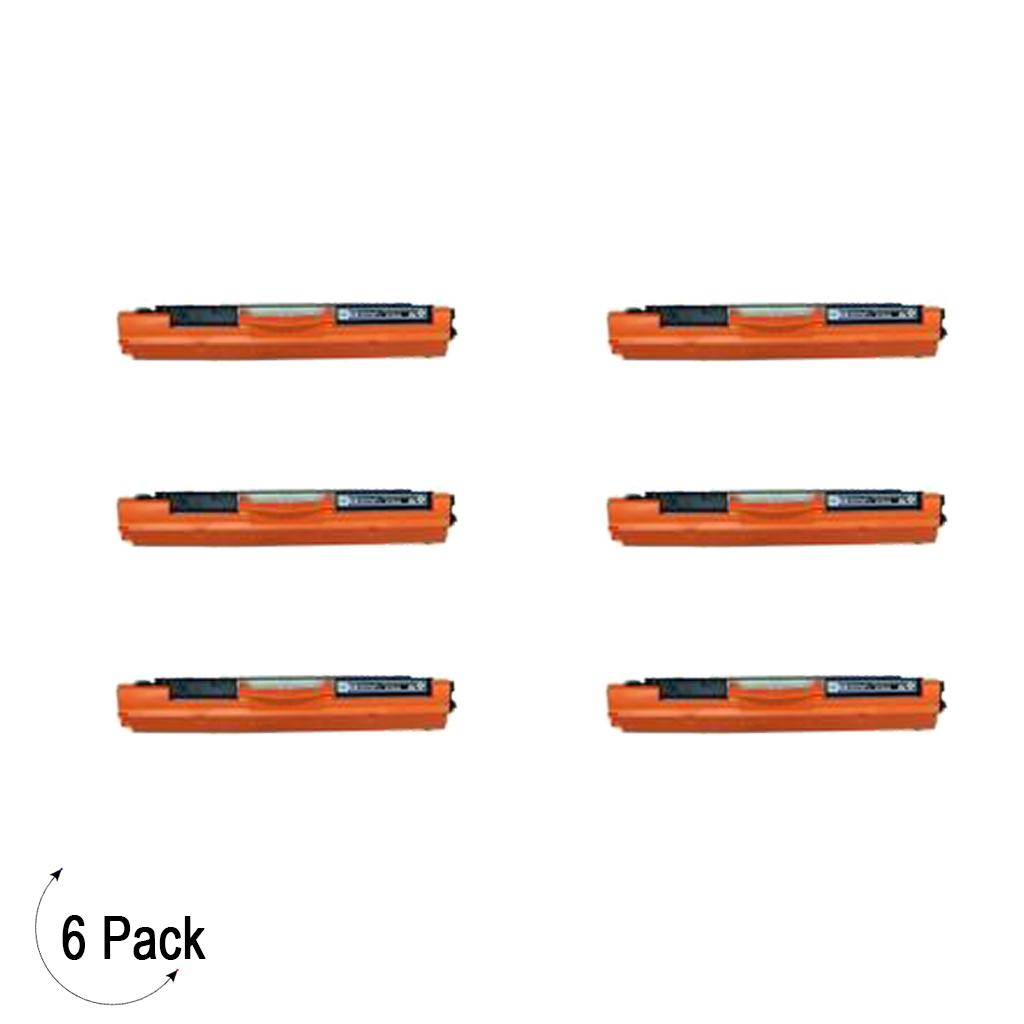 Compatible HP 130A Black -Toner 6 Pack (CF350A)