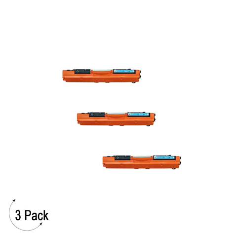 Compatible HP 130A Cyan -Toner 3 Pack (CF351A)