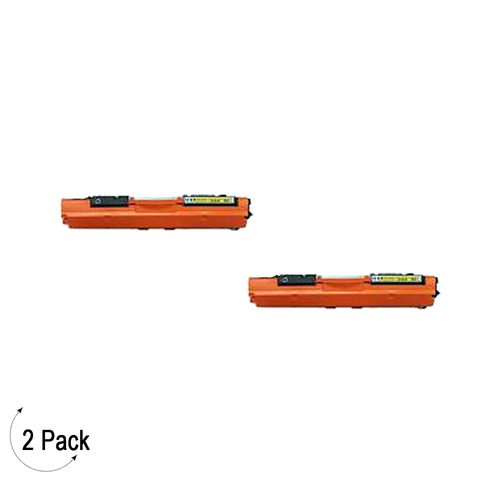 Compatible HP 130A Yellow -Toner 2 Pack (CF352A)