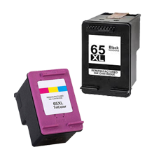 Compatible HP 65XL Black and Color Ink Cartridge Set High Yield