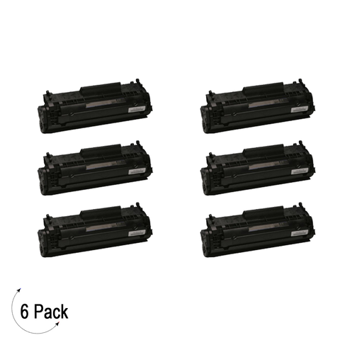 Compatible HP Q2612X Black -Toner 6 Pack (Q2612X)