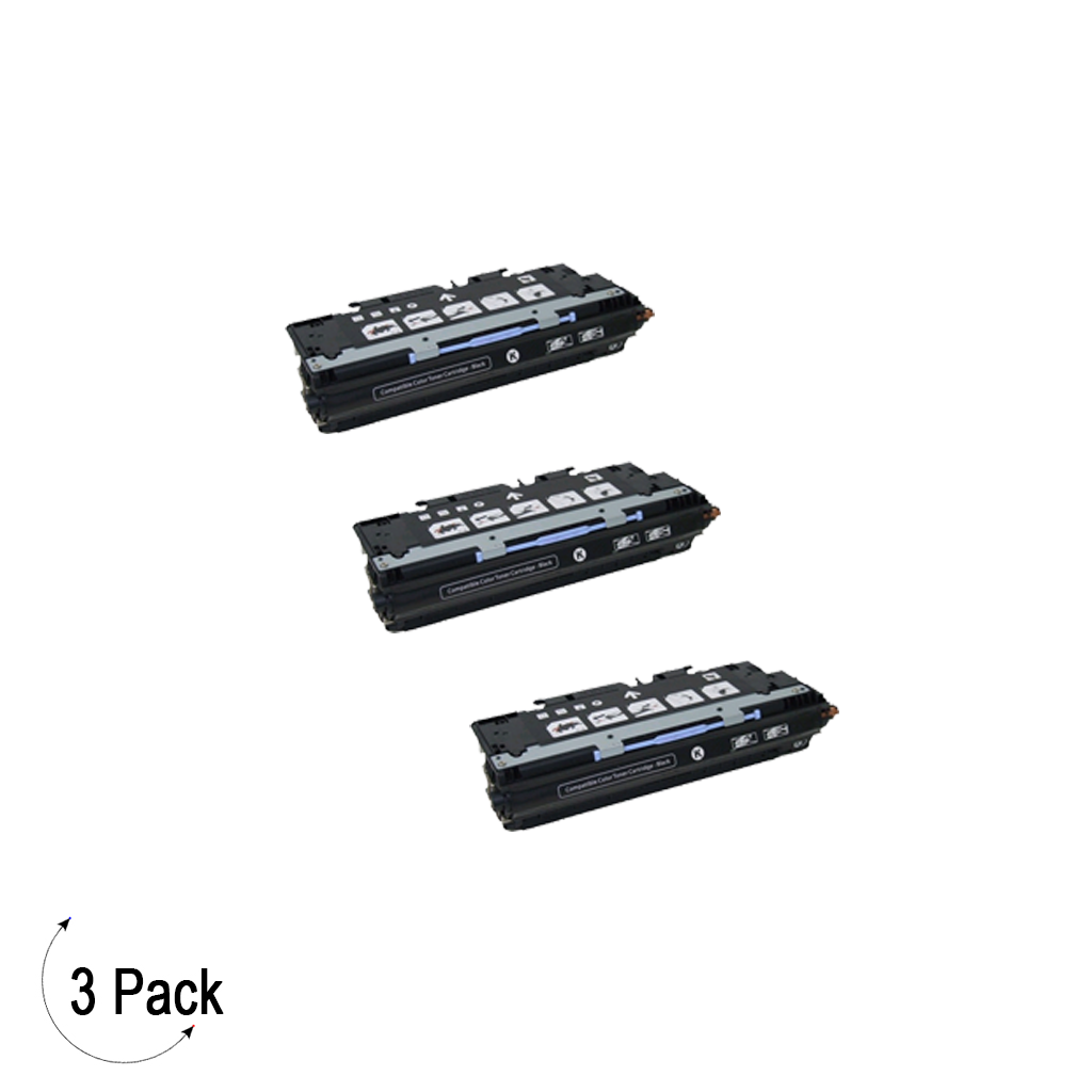 Compatible HP 308A Black -Toner 3 Pack (Q2670A)