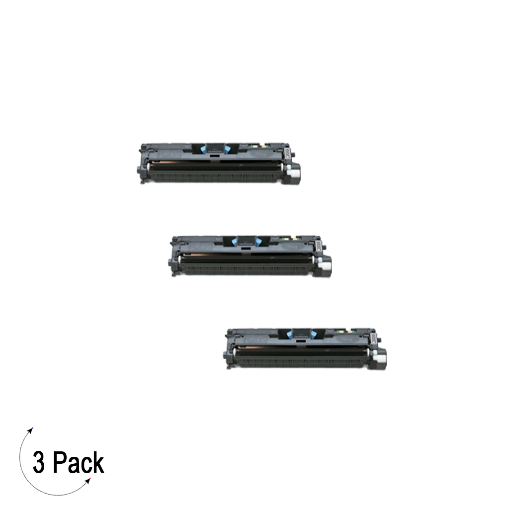 Compatible HP 122A Black -Toner 3 Pack (Q3960A)
