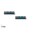 Compatible HP 122A Cyan -Toner 2 Pack (Q3961A)