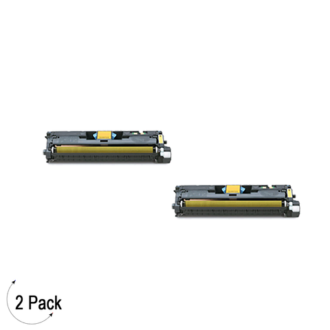 Compatible HP 122A Yellow -Toner 2 Pack (Q3962A)