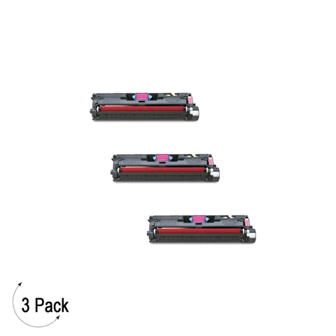 Compatible HP 122A Magenta -Toner 3 Pack (Q3963A)