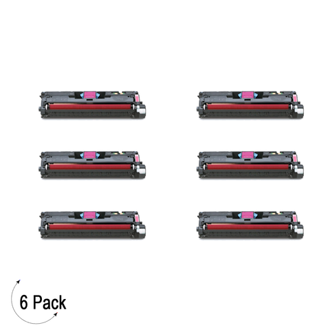 Compatible HP 122A Magenta -Toner 6 Pack (Q3963A)