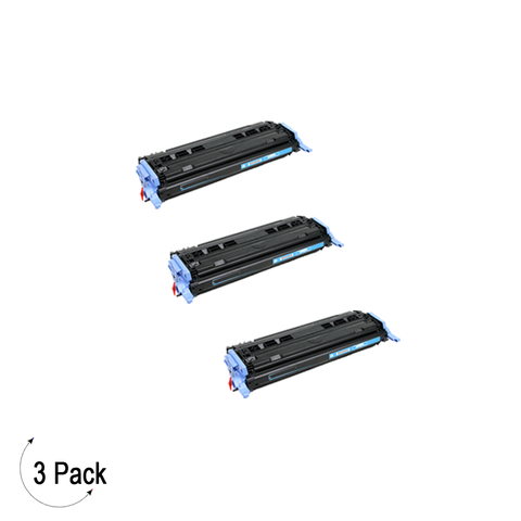 Compatible HP 124A Cyan -Toner 3 Pack (Q6001A)