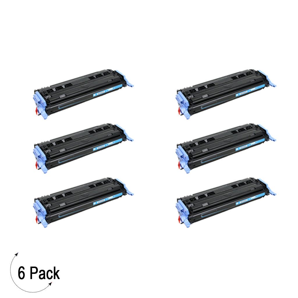 Compatible HP 124A Cyan -Toner 6 Pack (Q6001A)