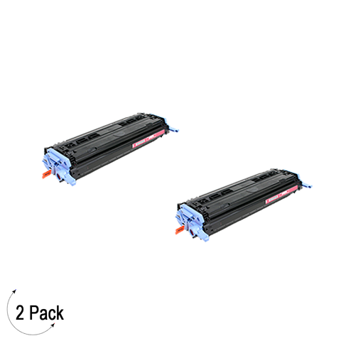 Compatible HP 124A Magenta -Toner 2 Pack (Q6003A)