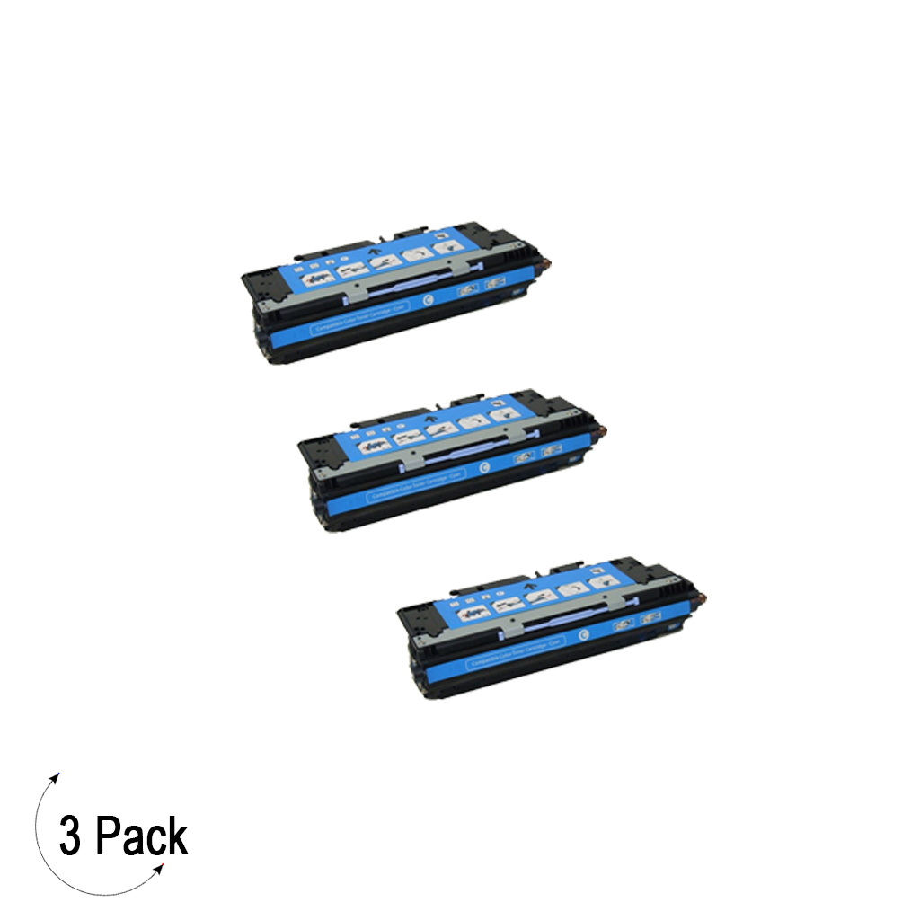 Compatible HP 502A Cyan -Toner 3 Pack (Q6471A)